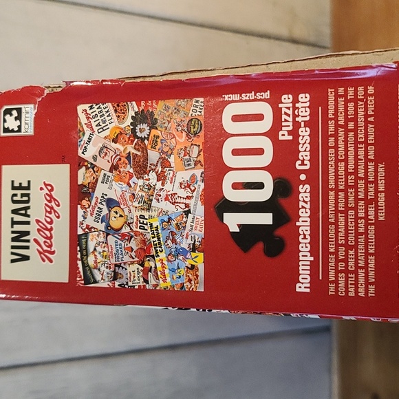 PUZZLE Game Retro Kellogs Cereal characters 1000 pc. EUC puzzle - Picture 6 of 7